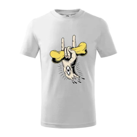 Rocková ruka kosť a oko