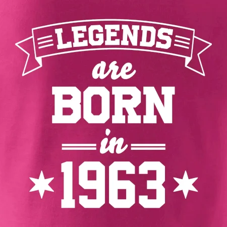 Legends are born in 1963