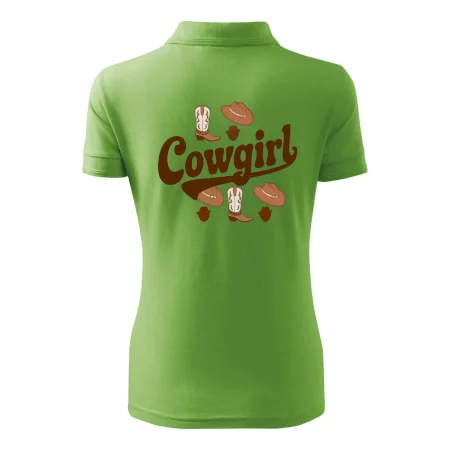Cowgirl nápis a oblečenie
