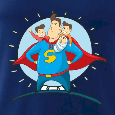 Táta superman - kluk, kluk a dítě