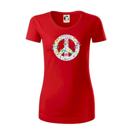 Peace and love symbol