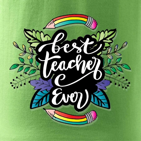 Farebné ceruzky best teacher ever