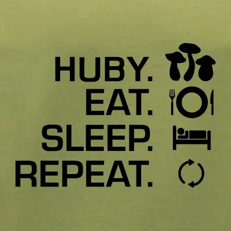 Huby Eat Sleep Repeat