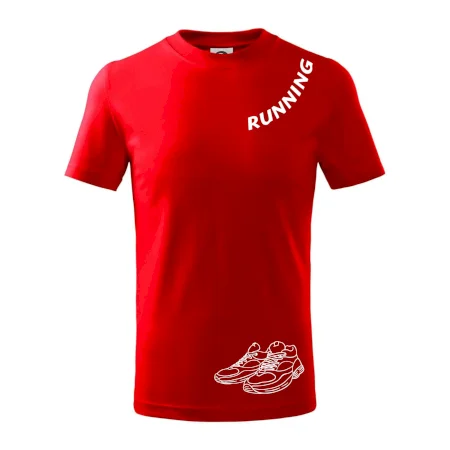 Running nápis šikmo