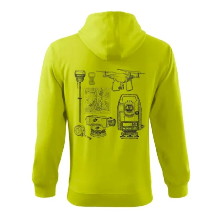 Geodet teodolit dron