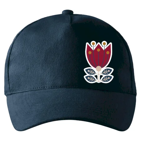 Folklór na prsníku kvetina štvorlistá