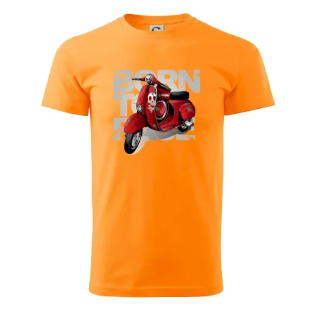 Scooter born to ride red