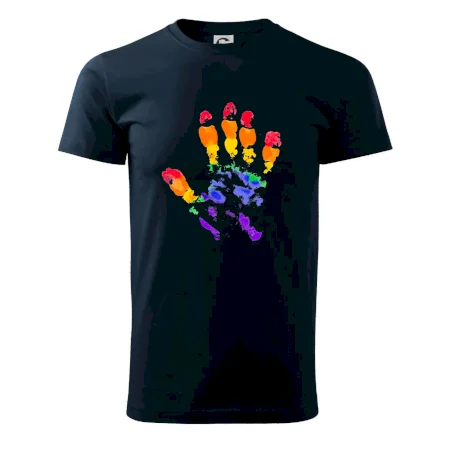 LGBT hand print