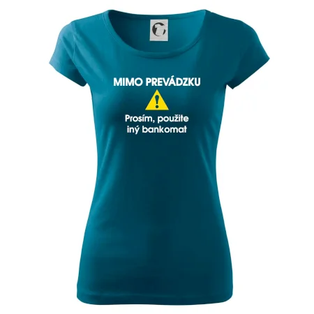 Mimo prevádzku prosím, použite iný bankomat