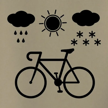 Cyklista za každého počasia