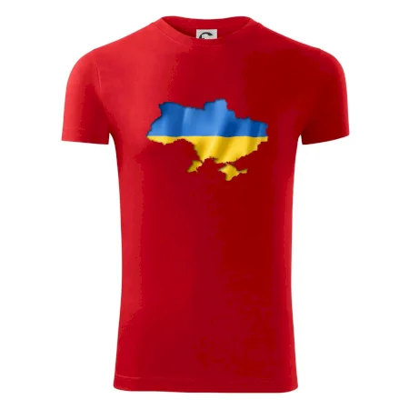 Ukrajina vlajka mapa