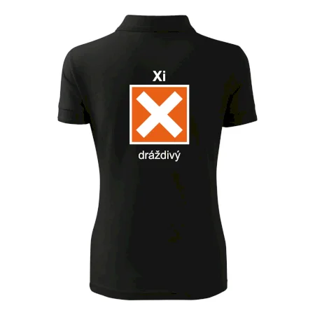 Xi Dráždivý - Výstražná tabuľka na tričku