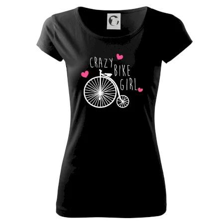 Crazy bike girl