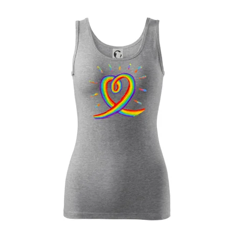 Srdce pride dúha kreslená