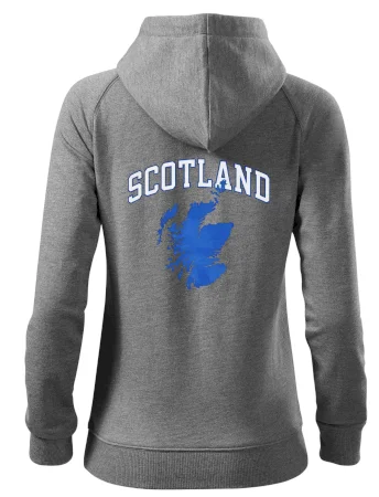 Scotland nápis s mapou