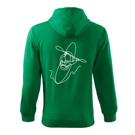 Kajak zhora jedným ťahom