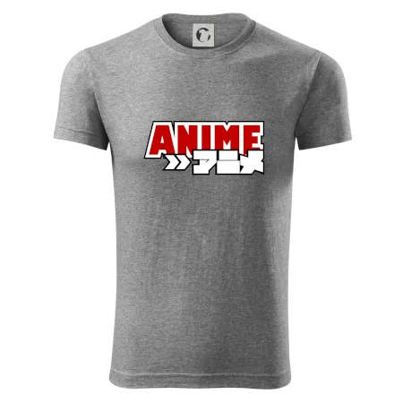Anime nápis červený