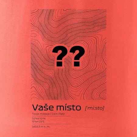 Vaše miesto - vrstevnice v obdĺžniku