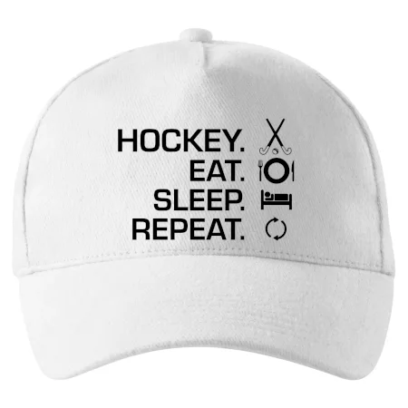 Pozemný hokej eat sleep repeat