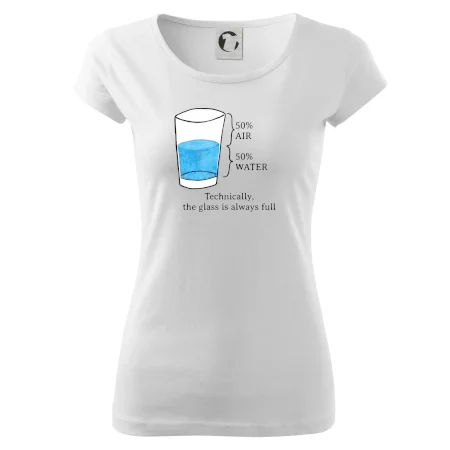 Technically, the glass is always full