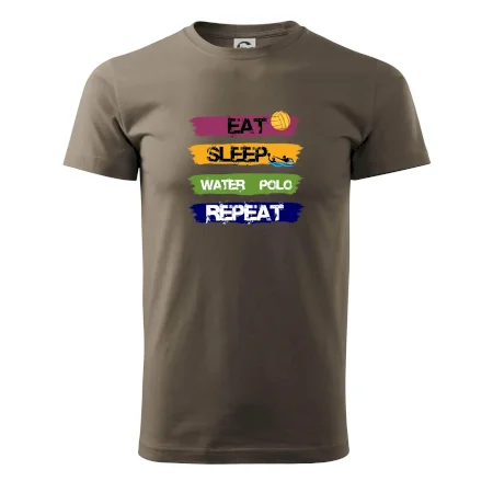 Eat sleep watter polo farebné