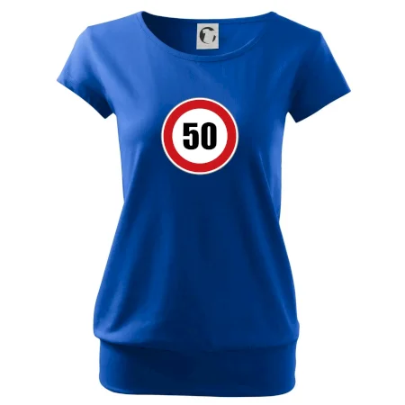 Dopravná značka - obmedzenie rýchlosti 50