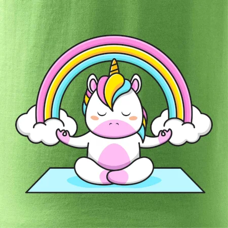Yoga jednorožec - dúha