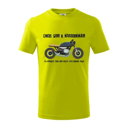 Chcel som motorku - narodeniny