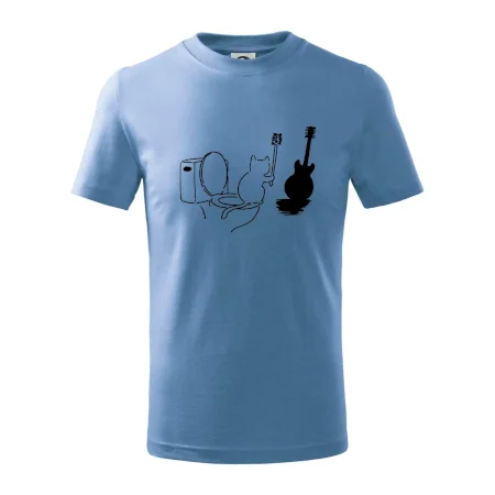 Mačka a gitara WC