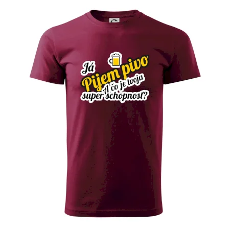 Pijem pivo - tvoja super schopnosť - šikmý