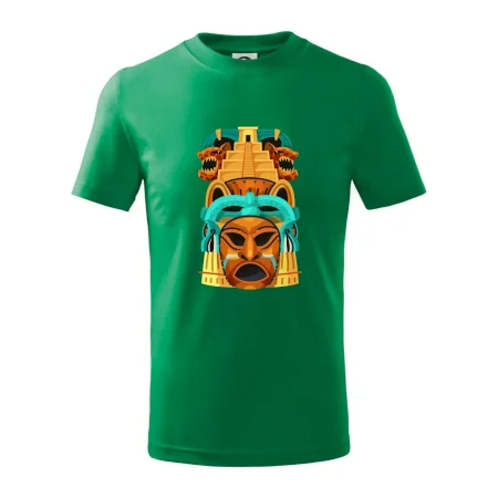Mayová maska s pyramídou