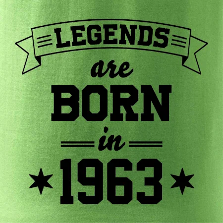 Legends are born in 1963