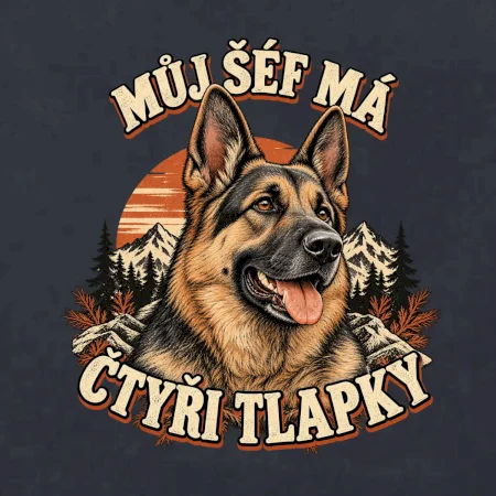 Můj šéf má čtyři tlapky - německý ovčák