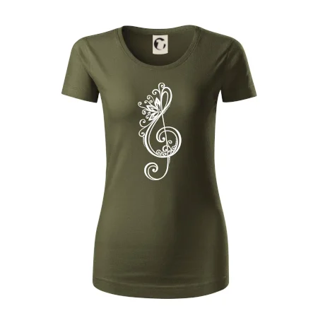 Husľový kľúč kvety