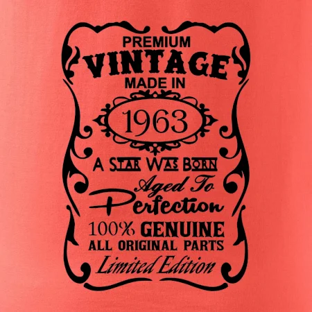 Vintage Etiketa - 1963