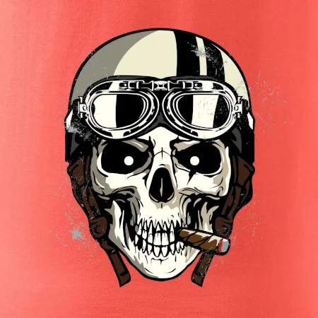 Motorkárska helma a cigara