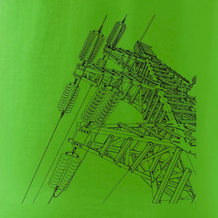 Nákres stožiara vysokého napätia