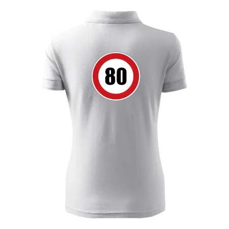 Dopravná značka - obmedzenie rýchlosti 80