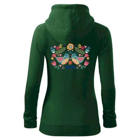 Folklór - dva farebné vtáčiky