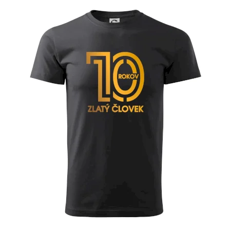 10 rokov zlatý človek
