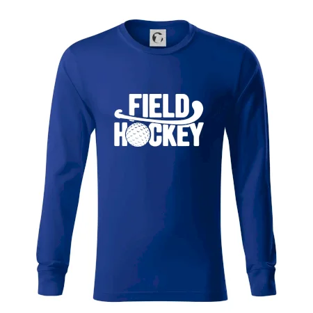 Field hockey loptička a nápis