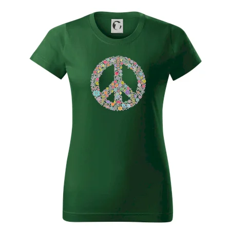 Peace symbol lístočky