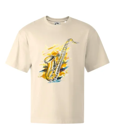 Saxofón maľovaný
