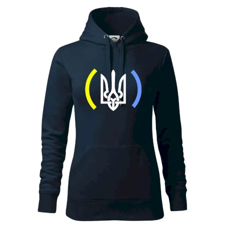 Ukrajina trojzubec s farbami