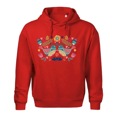 Folklór - dva farebné vtáčiky