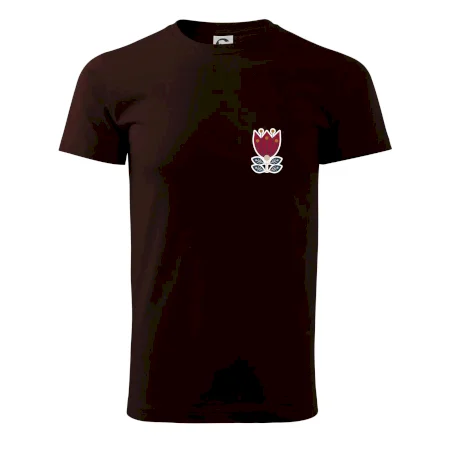 Folklór na prsníku kvetina štvorlistá