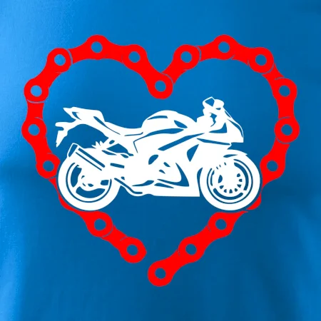 Moto srdce reťaz - cestná