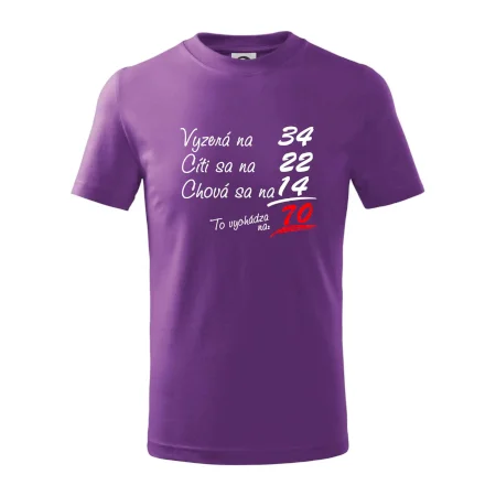Vyzerá, cíti sa, chová sa - 70 rokov