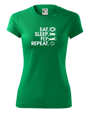 Eat sleep fly repeat