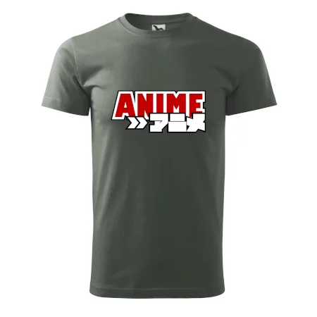 Anime nápis červený